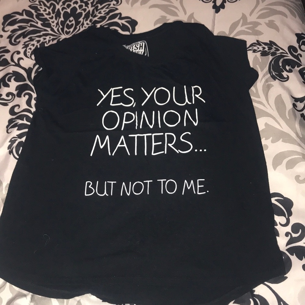 basic black tee
